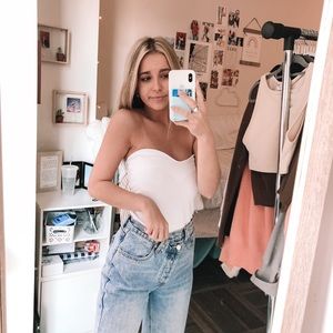 Pretty Little Thing White Bodysuit!!